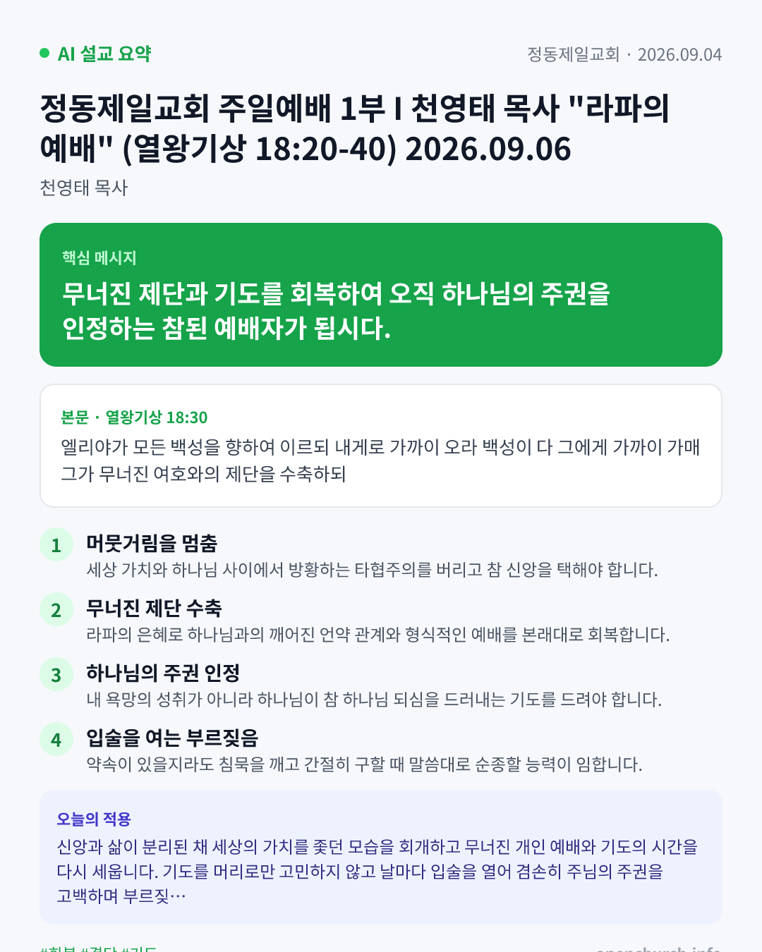 AI 설교 인포그래픽