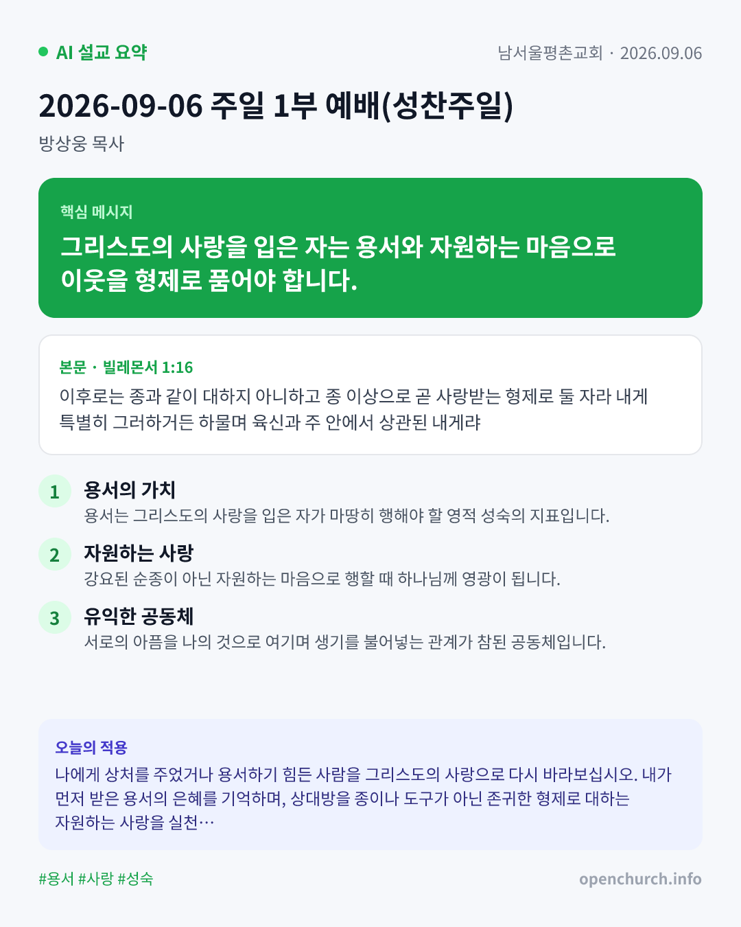 AI 설교 인포그래픽