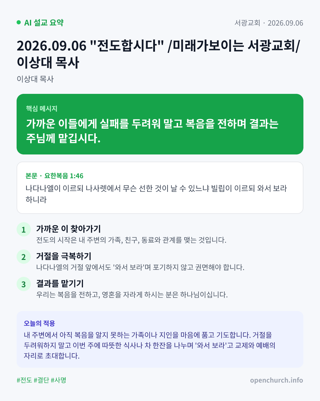 AI 설교 인포그래픽