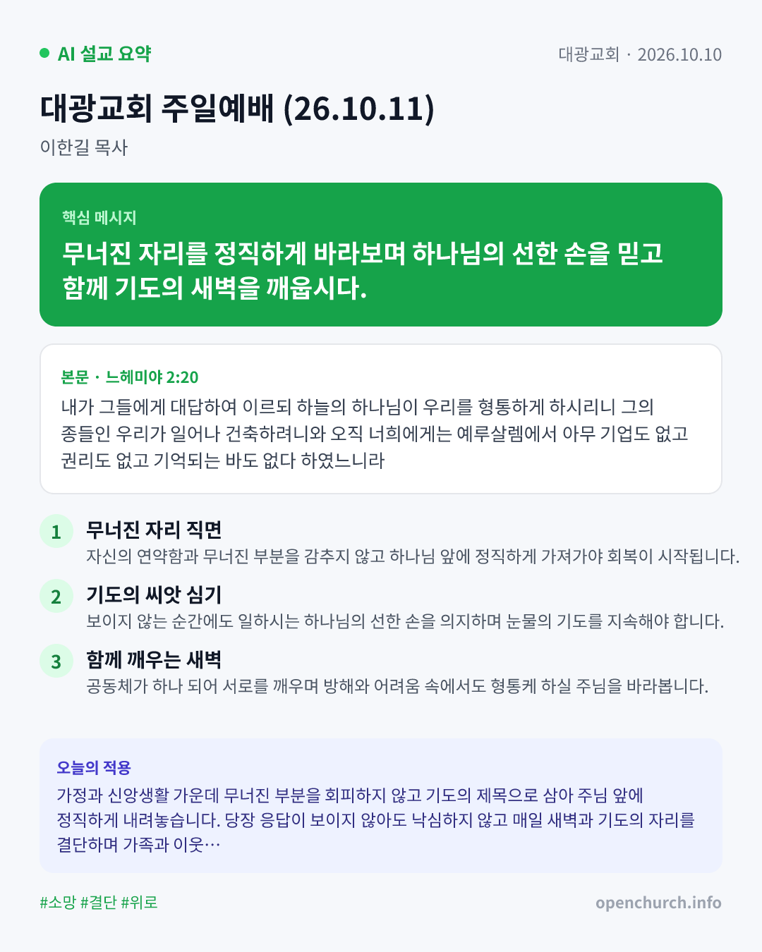 AI 설교 인포그래픽